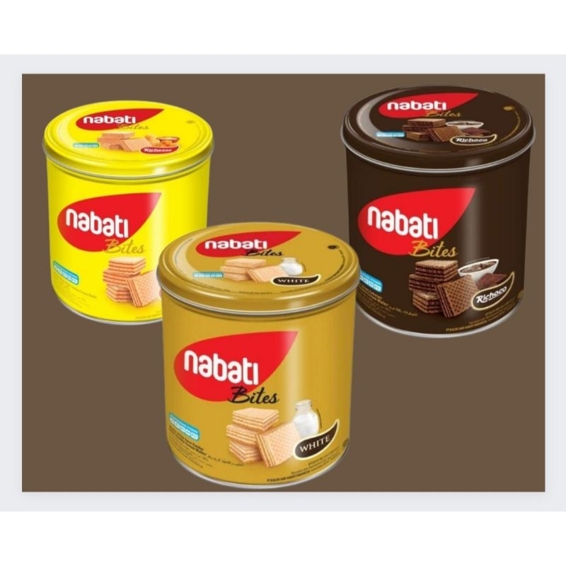 

Wafer Nabati Bites Kaleng 287gr Keju Vanila coklat