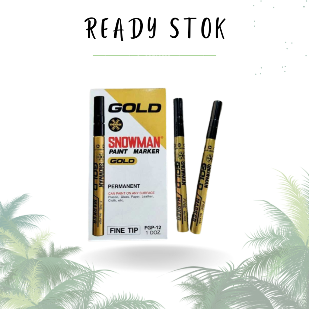 

SPIDOL CAT PERMANEN / PAINT MARKER FGP-12 SNOWMAN / SPIDOL CAT GOLD / SPIDOL (PCS)