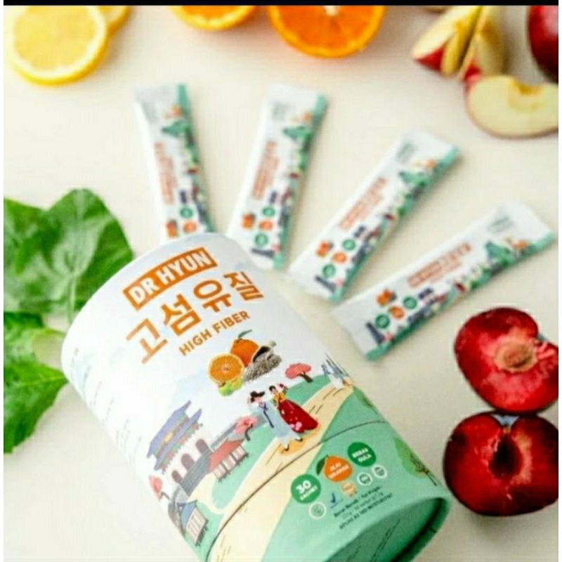 

DR HYUN Minuman Serat Tinggi 30 sachet - Free BabyGold&Shaker