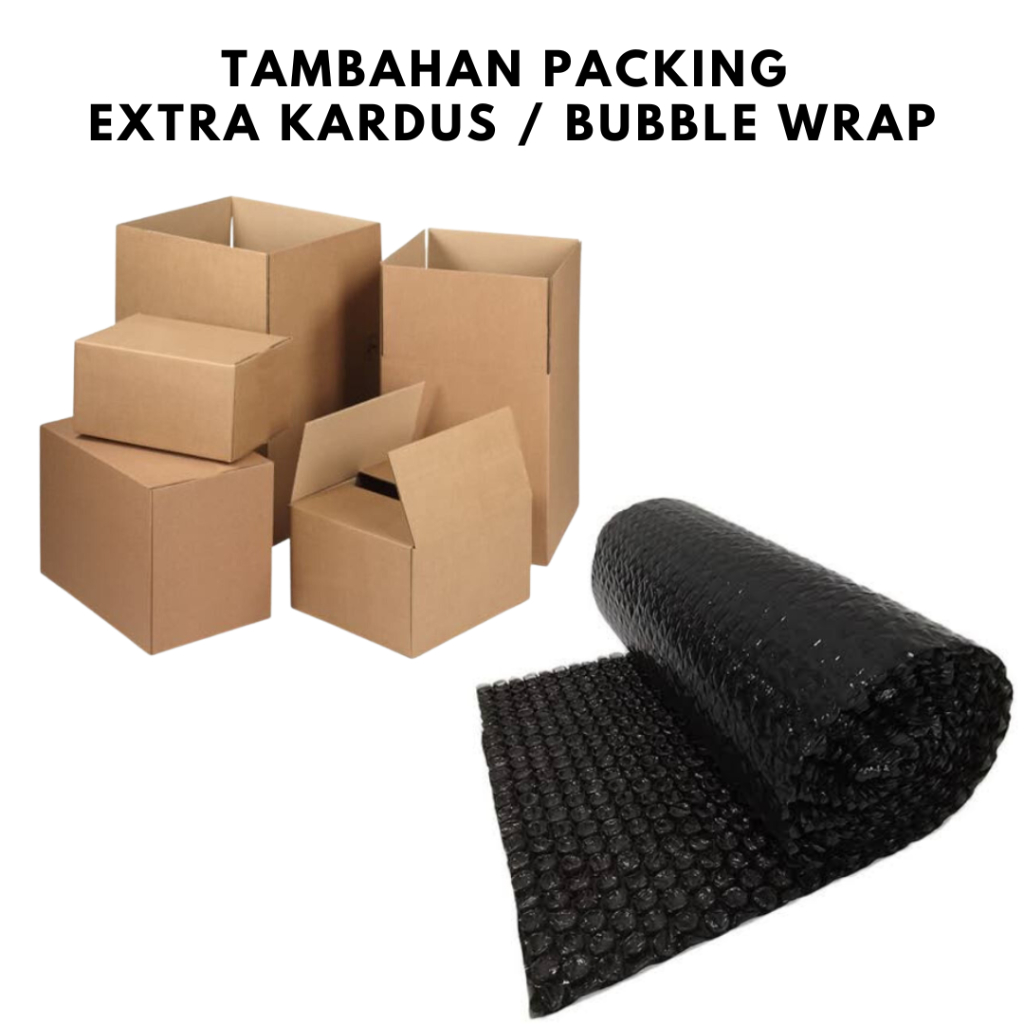 

EXTRA PACKING DUS / BUBLE WRAP UNTUK PENGAMAN/ EXTRA PACKING