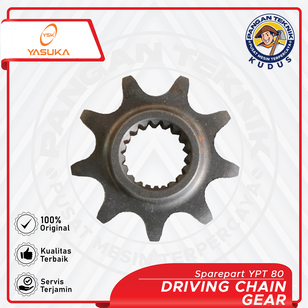 DRIVING CHAIN GEAR YPT 80 YASUKA | SPAREPART YPT 80 YASUKA
