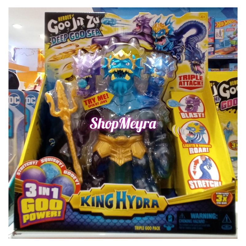 Heroes of Goo Jit Zu Deep Goo Sea King Hydra Triple Goo Pack