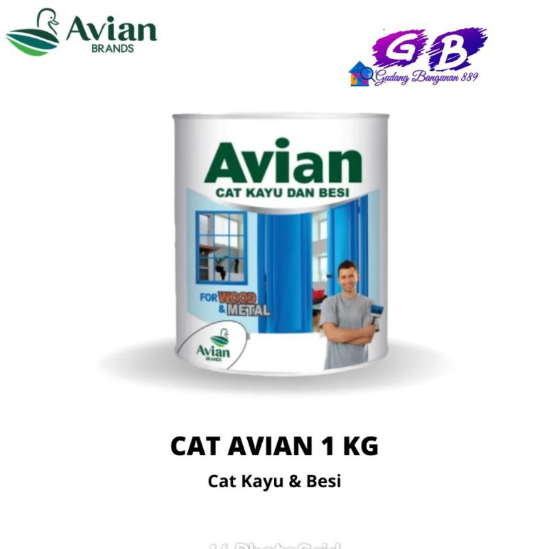 AVIAN CAT MINYAK KAYU DAN BESI 1KG