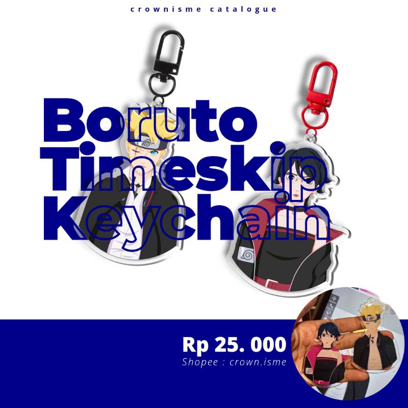 [READY STOCK] BORUTO SARADA TIMESKIP Keychain