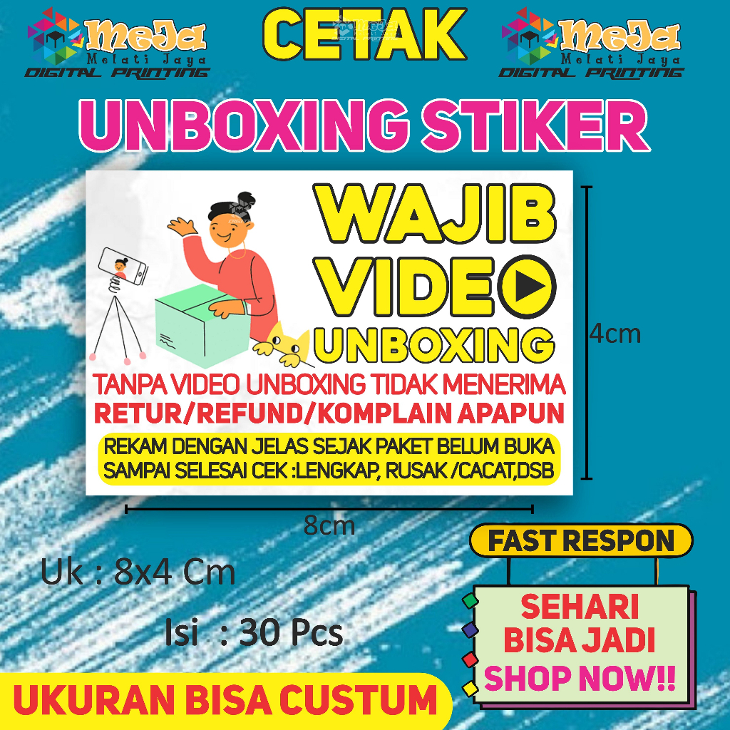 

Unboxing Stiker / Stiker Label
