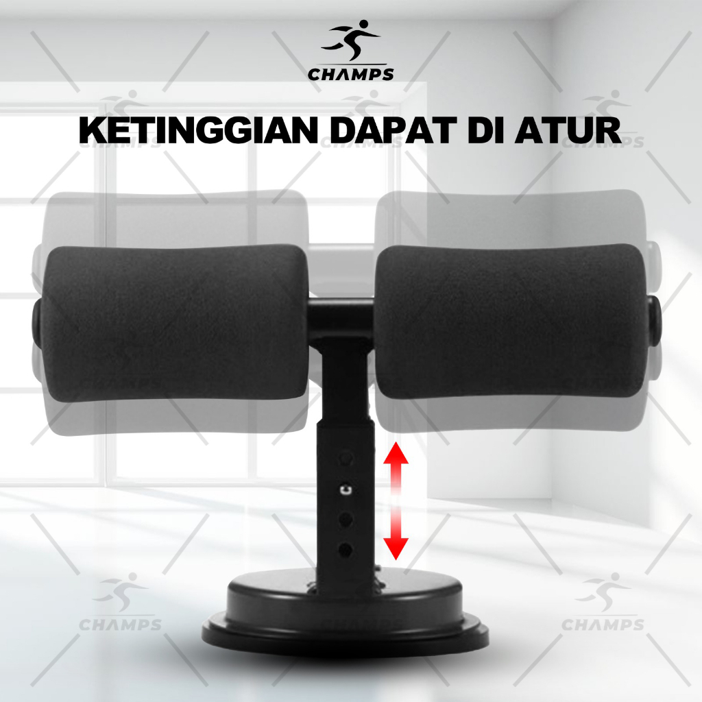 CHAMPS Alat Penahan Kaki Latihan Sit Up / Sit Up Stand CH-SS1