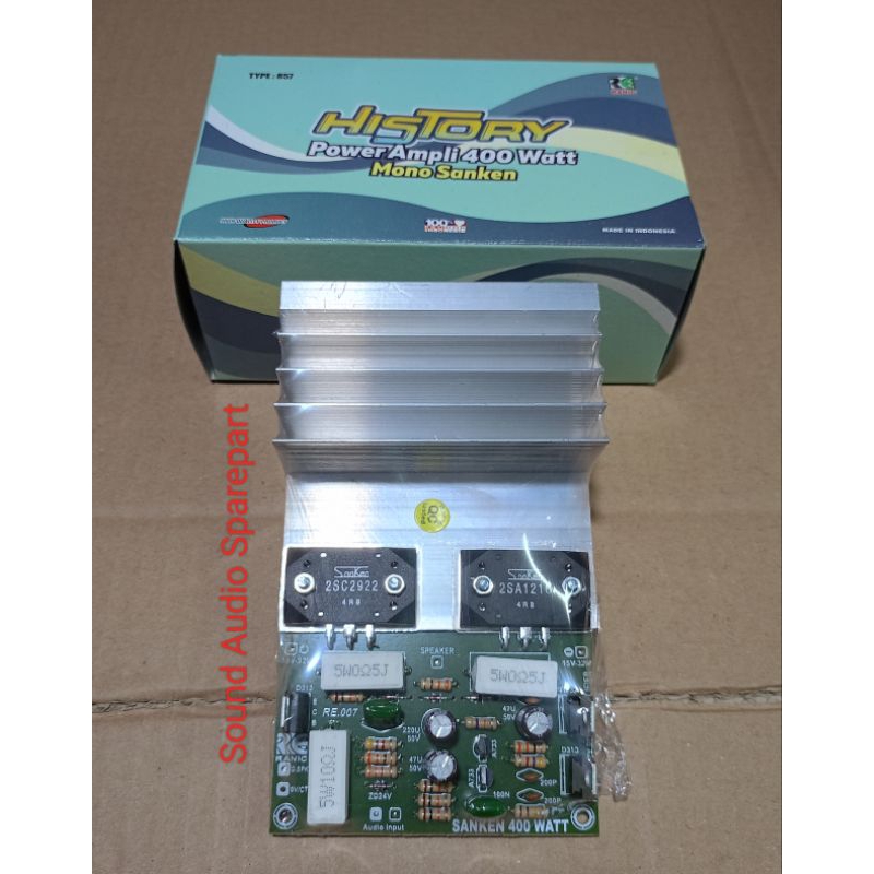 Kit Power Amplifier 400wat plus Final SANKEN