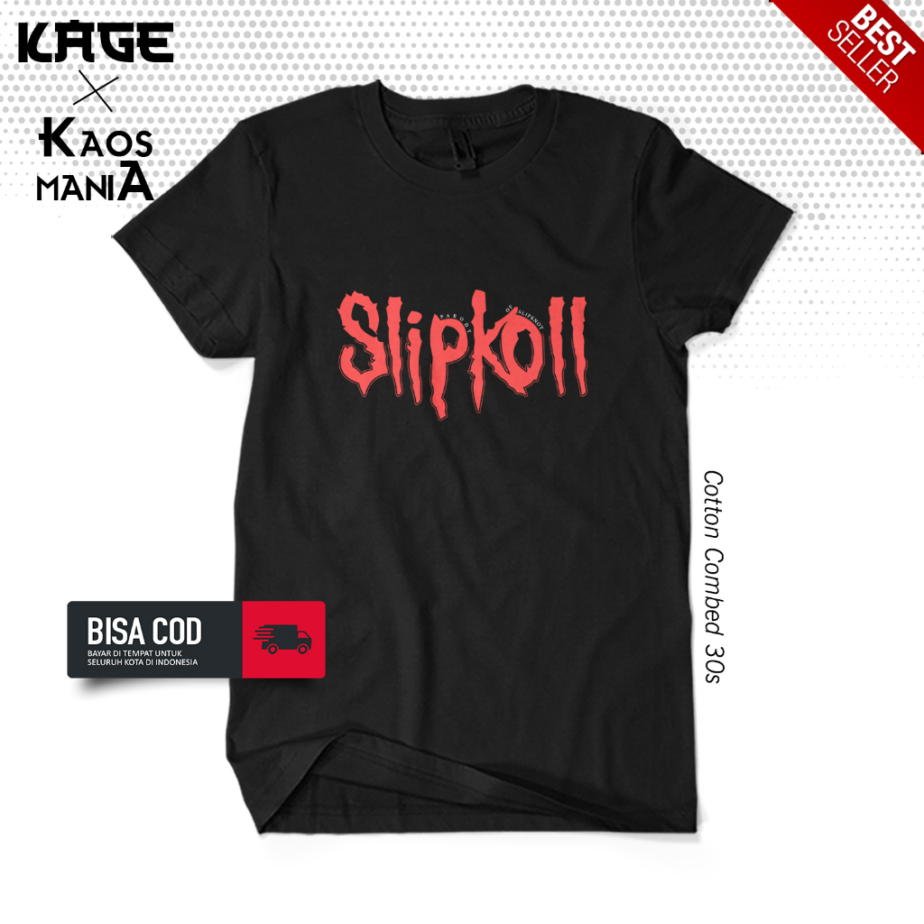 Kaos Atasan SLIPKOLL SLEEP CALL METAL - Kaos Parodi Plesetan Lucu KAOS KAGE