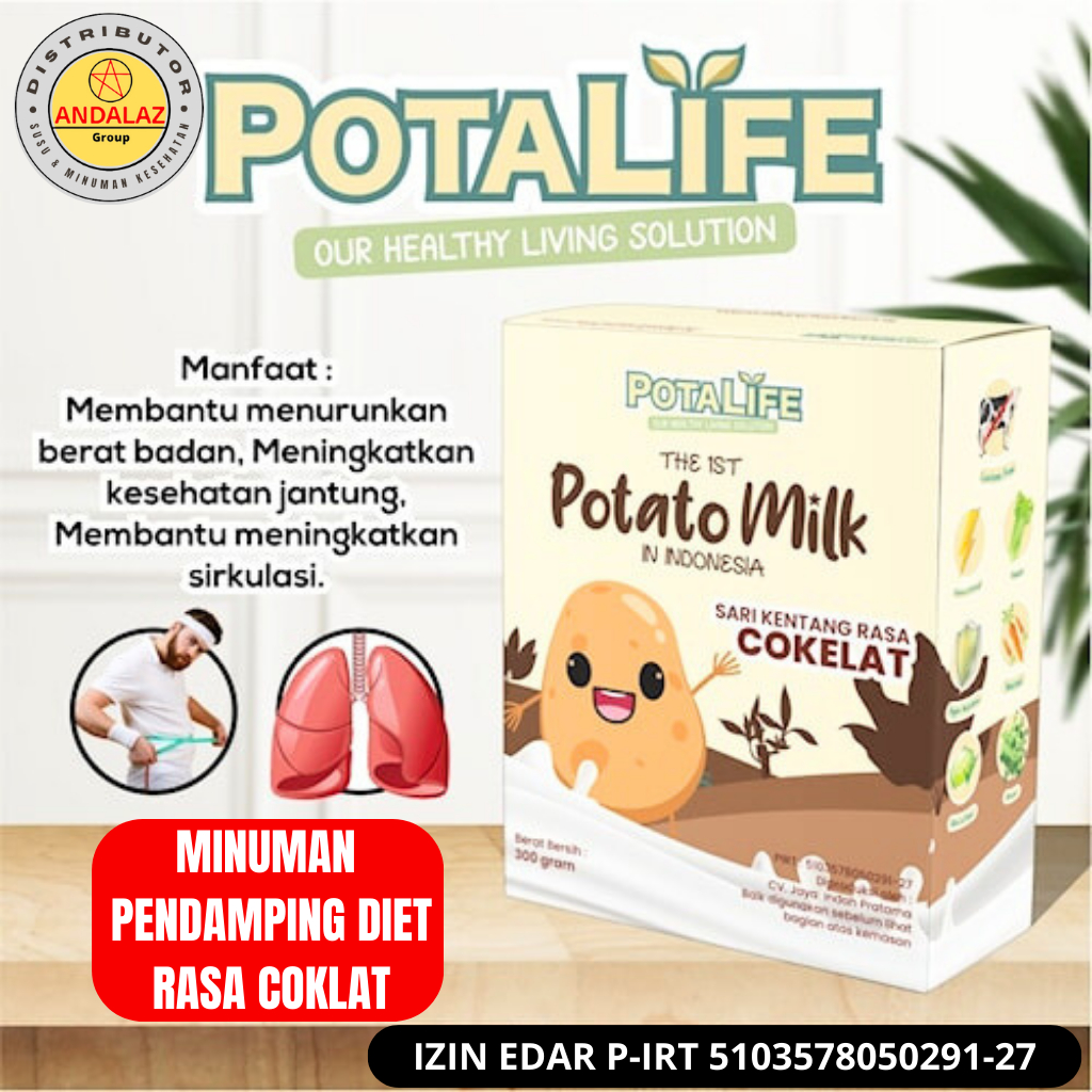 

Sari Kentang Minuman Diet Rasa Coklat Kaya Serat Menbantu Menurunkan Berat Badan Dan Menyehatkan Jantung Berat 300Gram