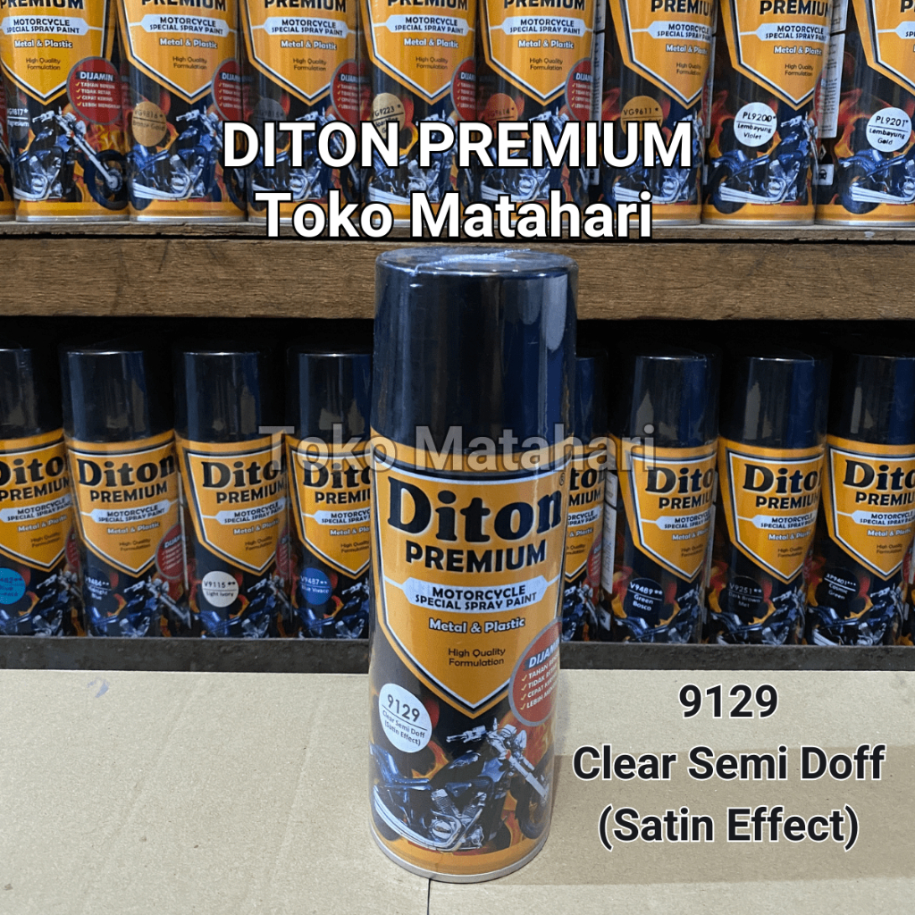 Diton Premium 9129 Clear Semi Doff (Satin Effect) Cat Semprot pylox pilox