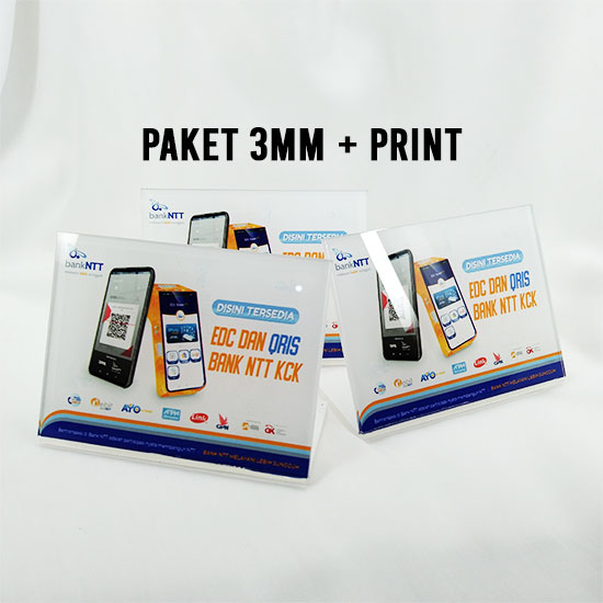 

Paket Akrilik 3mm Ukuran Max 30cm2