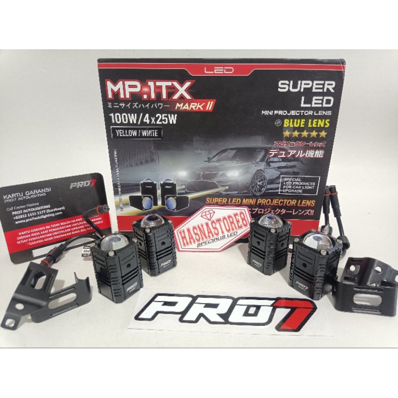 PRO7 MP1TX | MINI PROJECTOR CRISTAL LENS 25W MINI LASER PRO7