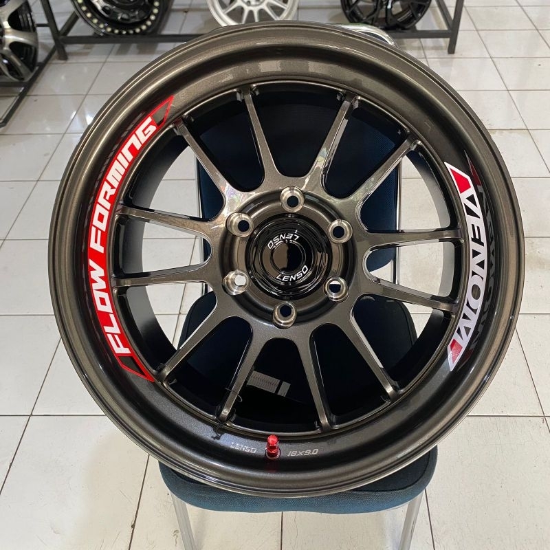 velg mobil fortuner pajero velg lenso venom r18 - velg flow forming