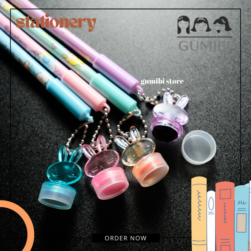 

(12PCS) PULPEN GANTUNGAN CAP TINTA MOMO PEN LUCU IMUT TERMURAH HARGA GROSIR