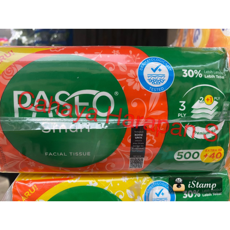 Tissue wajah PASEO  - Tissue facial PASEO refill 250 / 500