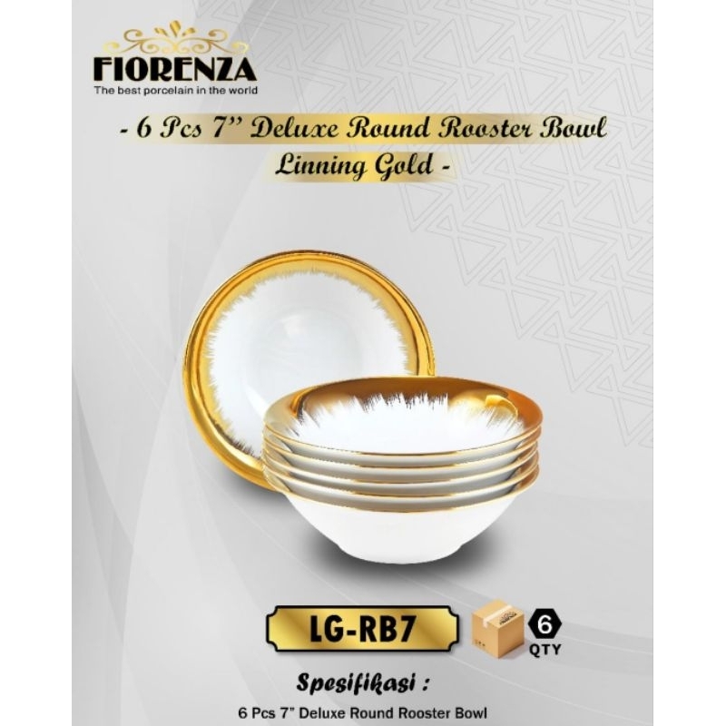 Fiorenza mangkok listgold FREE BUBLE