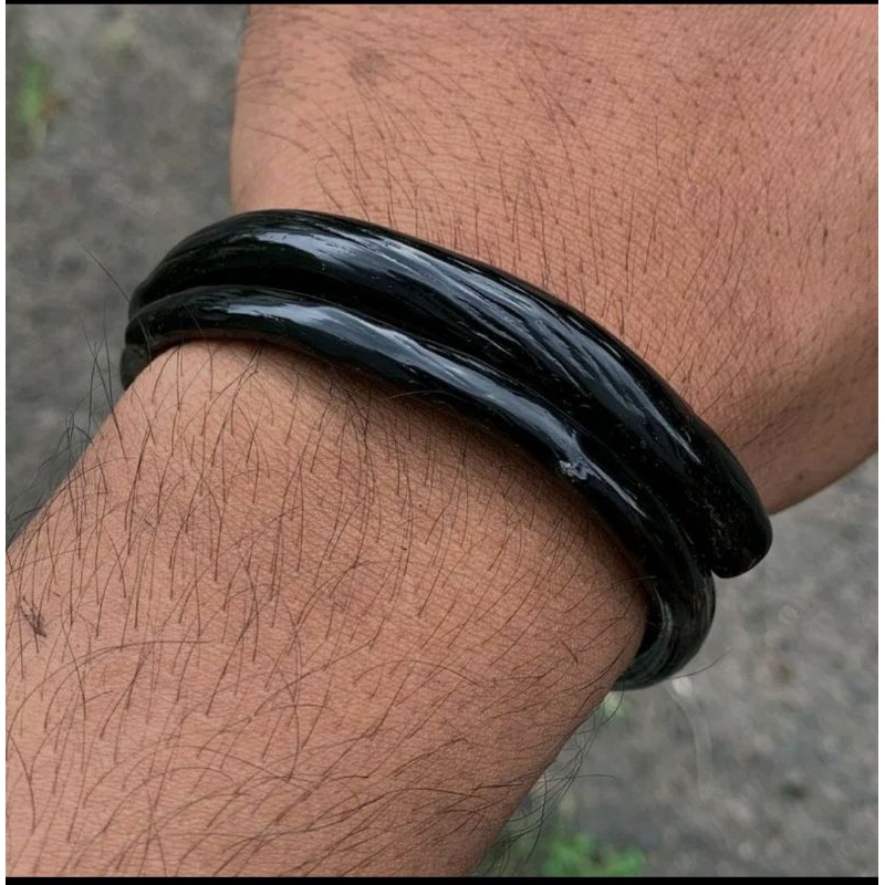 gelang akar bahar hitam minimalis/gelang akar bahar hitam asli/akar bahar hitam