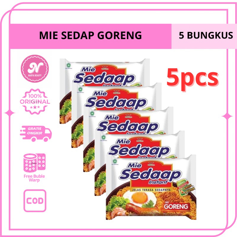 

[ 5pcs ] MIE SEDAP GORENG 5 BUNGKUS