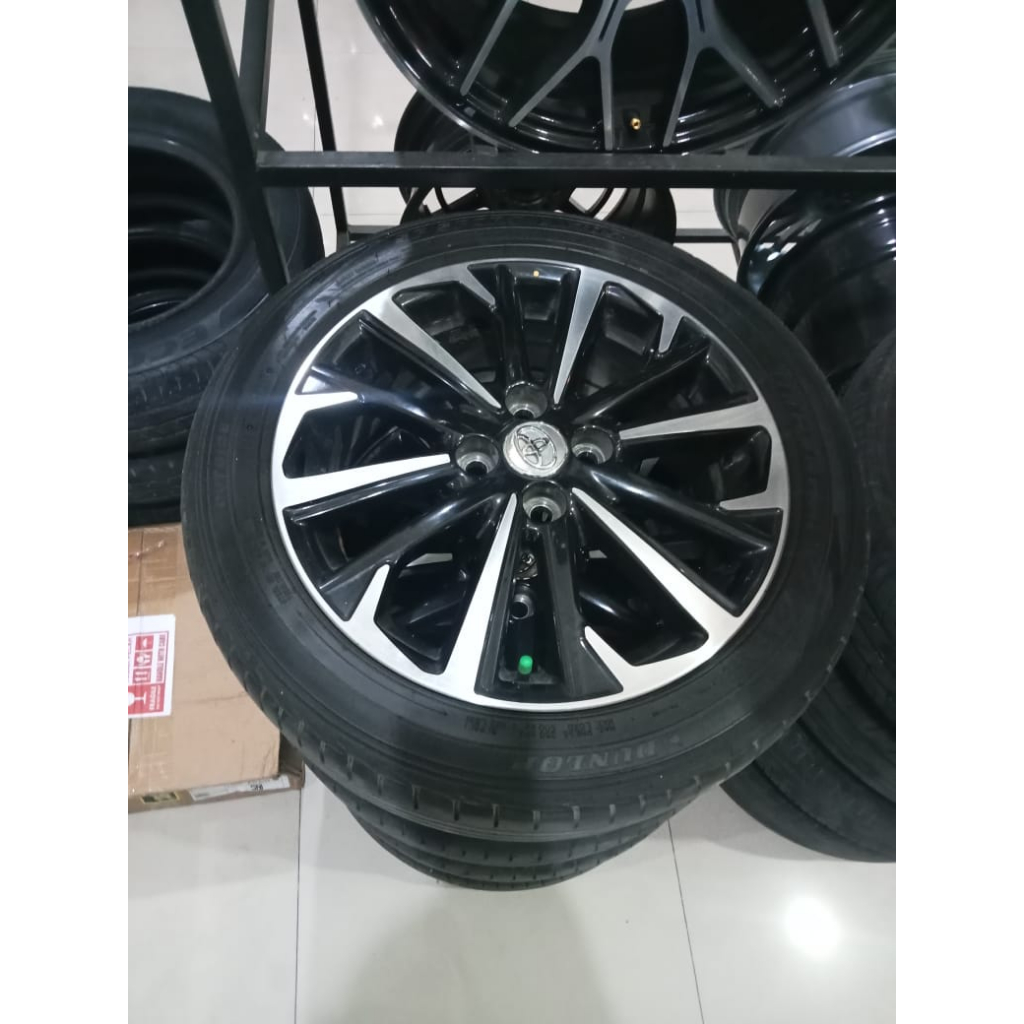 Velg Mobil Bekas Ring 16 STD YARIS R16 H4X100 PLUS BAN