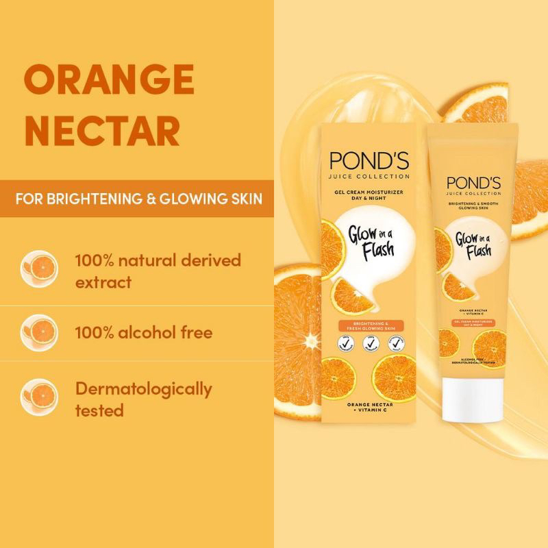 Ponds Juice Moisturizer 20Gr Orange Nectar
