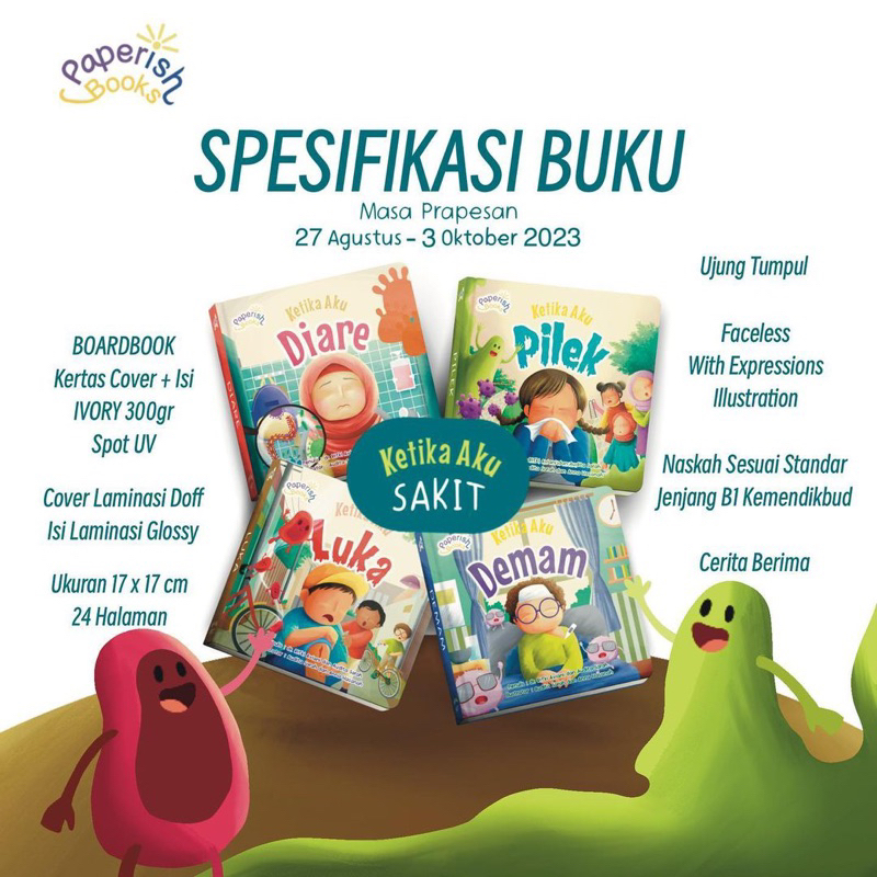 Boardbook Serial Ketika Aku Sakit