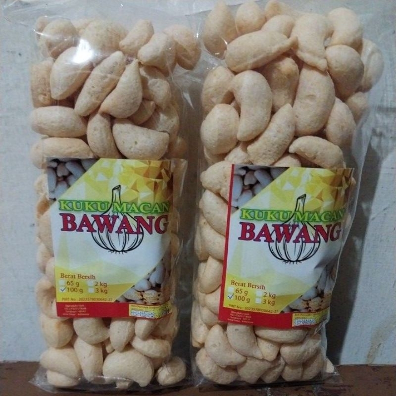 

Kerupuk Kuku Macan Bawang 100 gram
