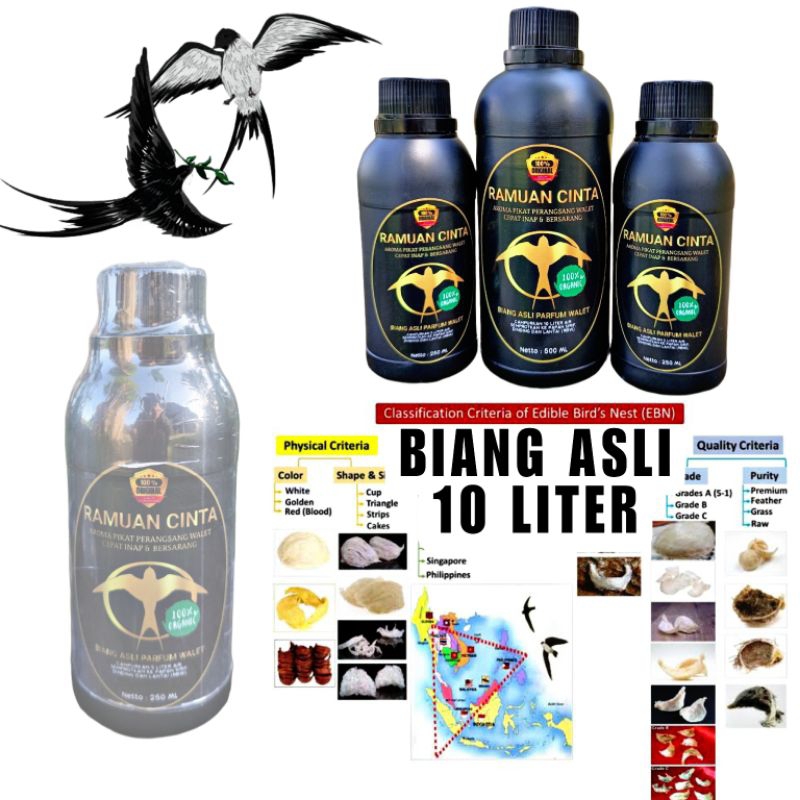 BIANG ASLI PARFUM PEMIKAT BURUNG WALET