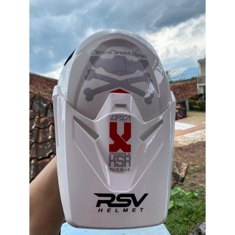 HELM RSV ORCA ORIGINAL SECOND RASA BARU BARANG ISTIMEWA FREE GOGLE