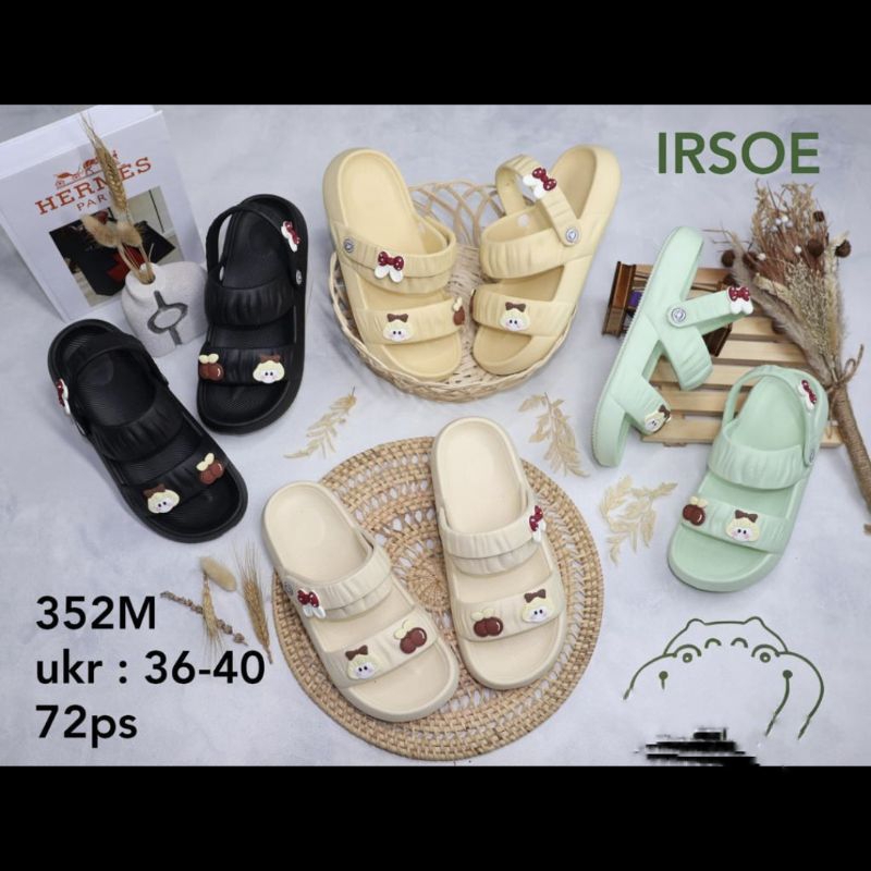 Sandal perempuan remaja dan dewasa size 36-40 Irsoe 352M