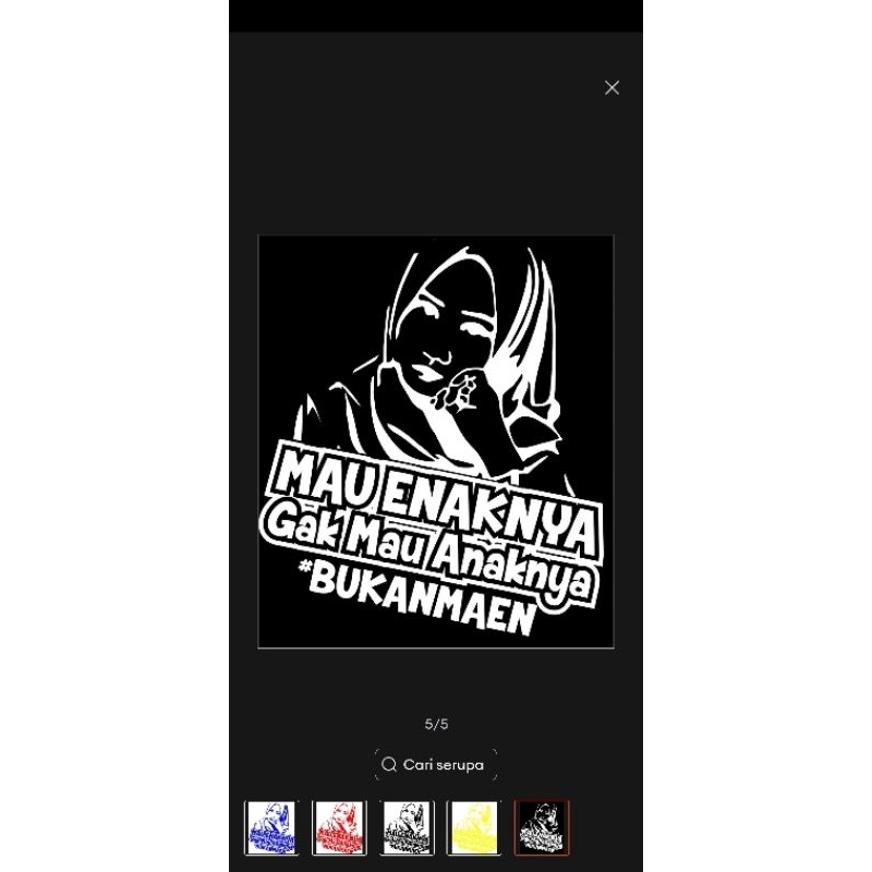 STICKER CUTTING KACA MOBIL/TRUCK