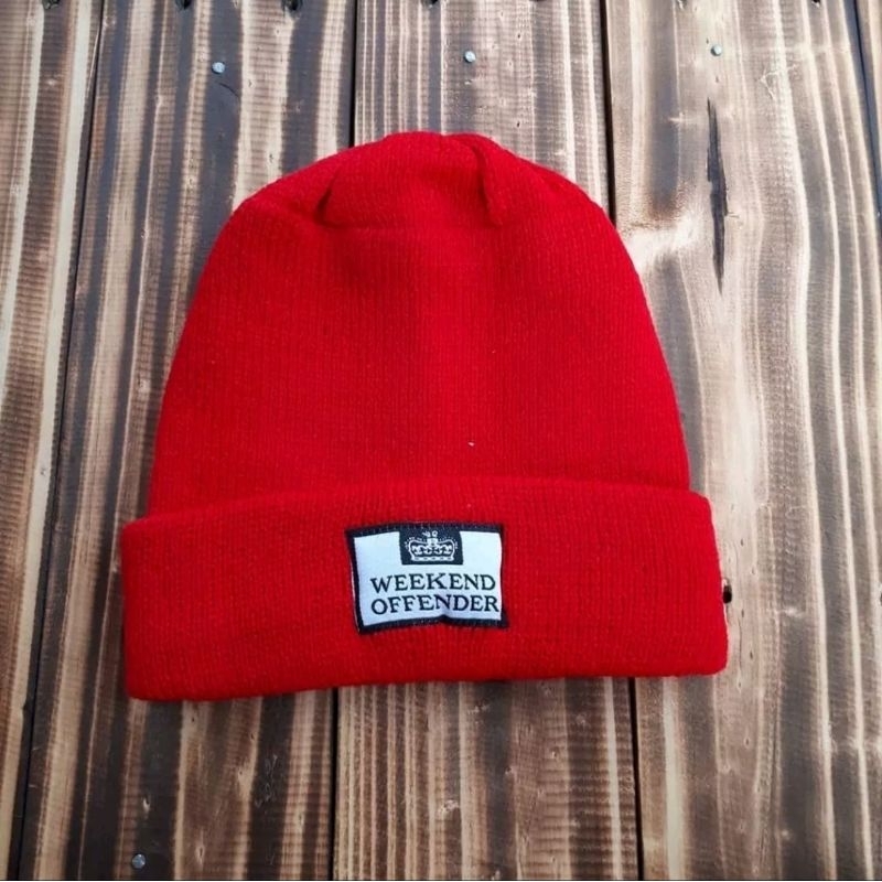 kupluk beanis Topi kupluk Pria wanita dewasa logo WEEKEN OFFENDER Keren Kekinian