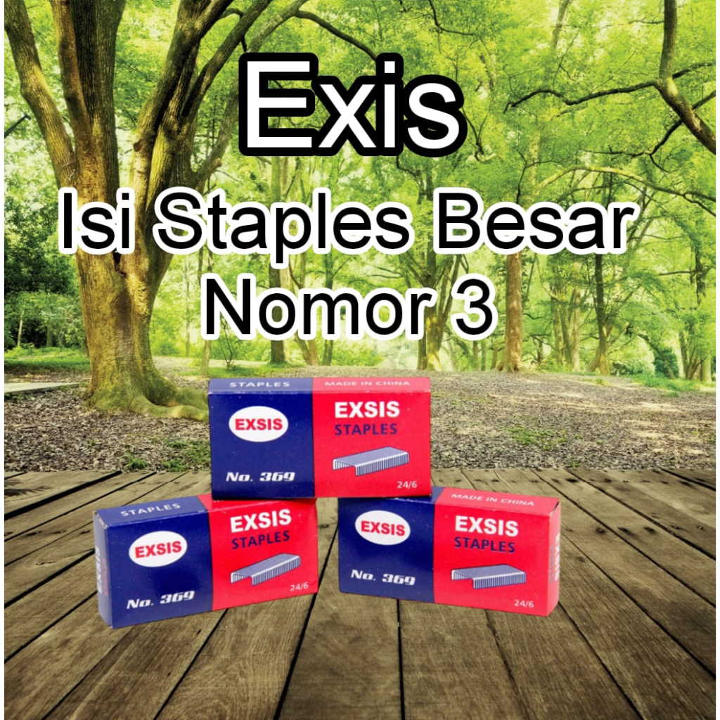 

isi staples besar nomor 3 exis berkualtas /1 buah isi staples murah exis no3