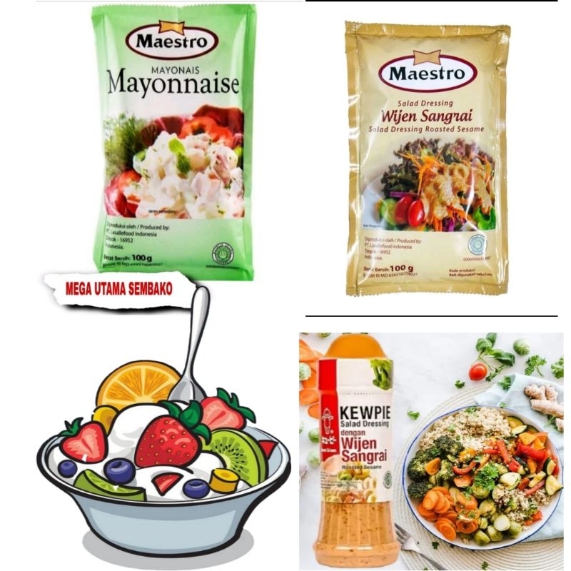 

maestro wijen sangrai 100 gr / mayonais per pcs