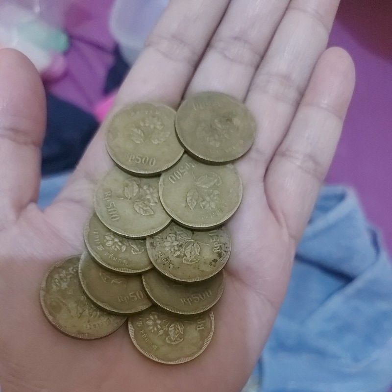 uang koin kuno 500