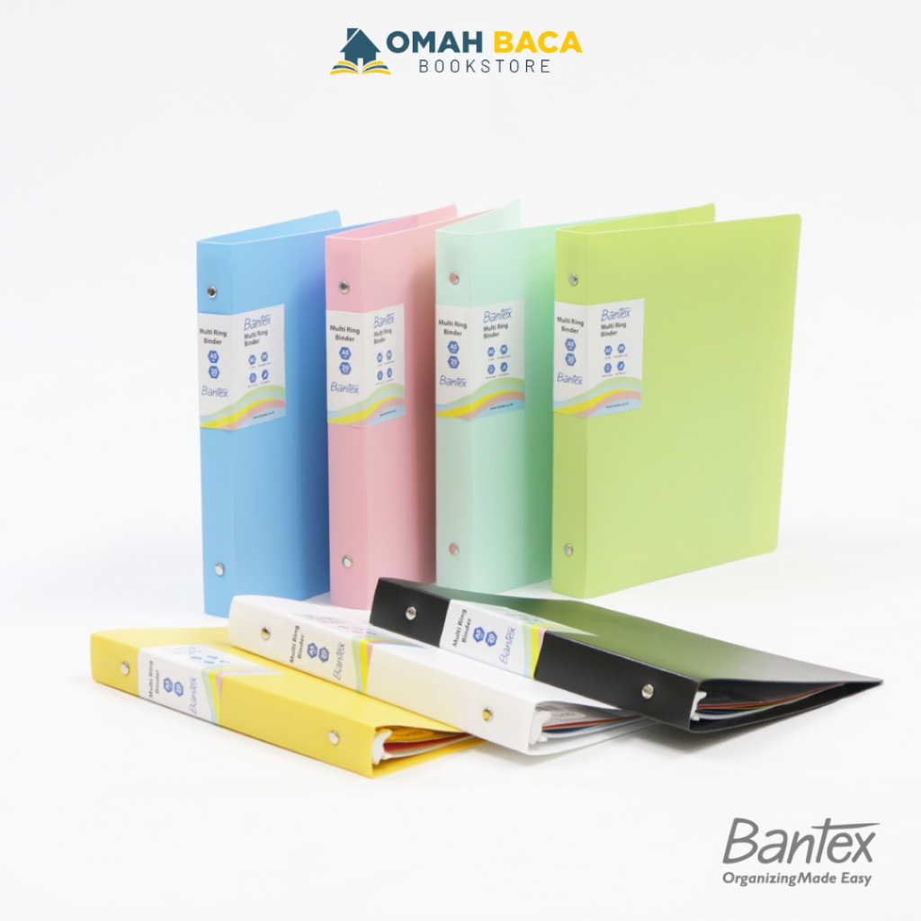 

Bantex A5 Trendy Multi Ring Binder 20 Hole