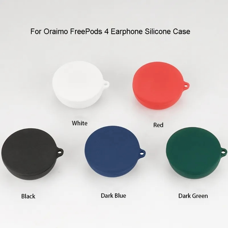 Case Casing Cover  Silicone Oraimo Freepods 4/freepod4/Freepods4 +Carabiner