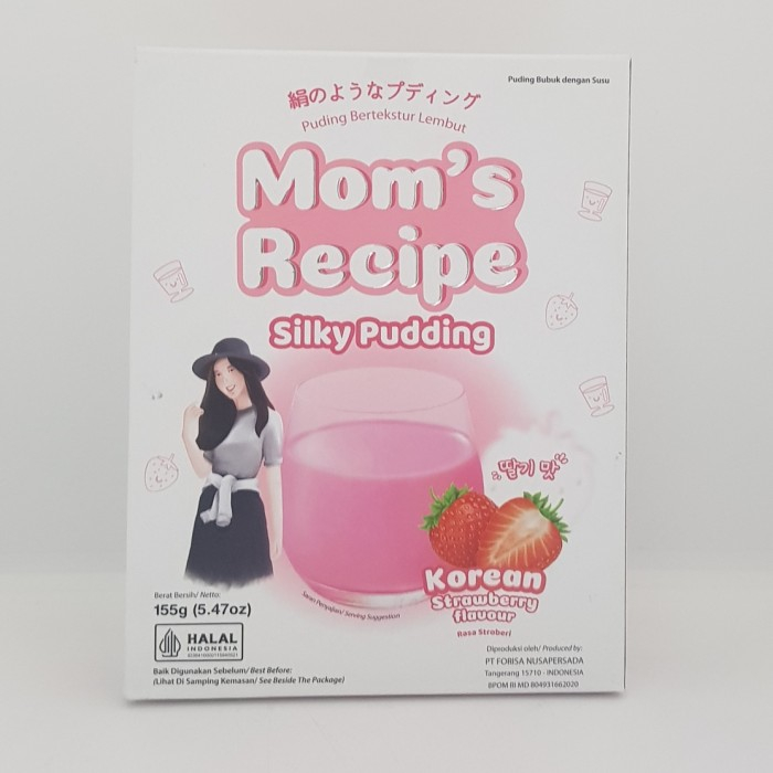 

MOM RECIPE SILKY PUDING KOREAN STRAWBERRY FLAVOUR 155GR, GAMPANG CARANYA