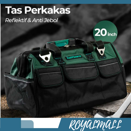 Tas Perkakas Storage Bag Waterproof with Reflective Strips / Tas Alat Alat Perkkas Tukang Pertukanga