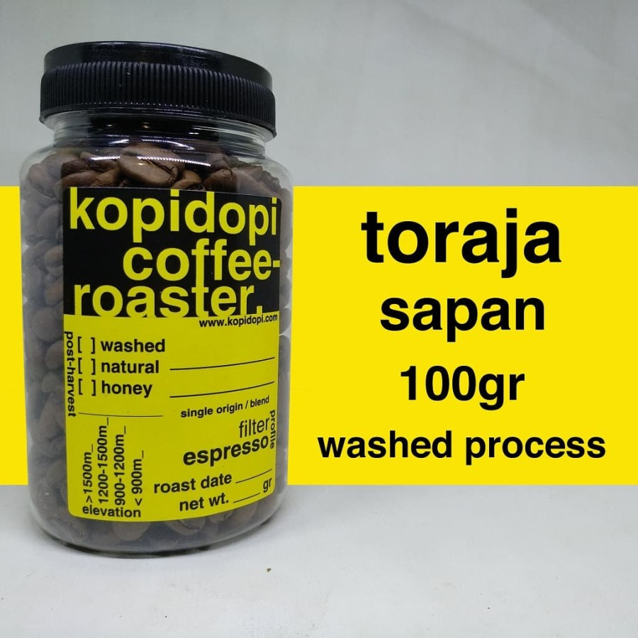 

Kopi Arabika Toraja Sapan 100 gram