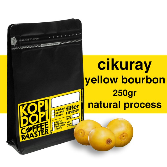 

Kopi Arabika Garut Cikuray Yellow Bourbon Natural 250gr Papandayan