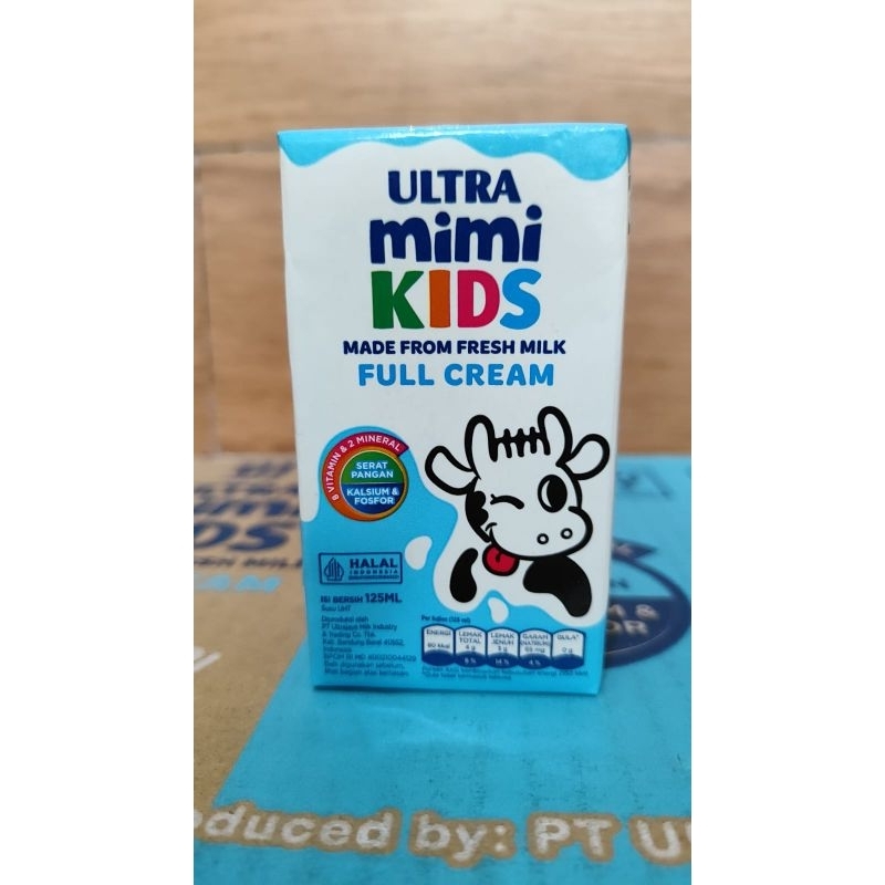 

Ultra Mimi Kids Susu UHT Full Cream 1 paket isi 8 pcs