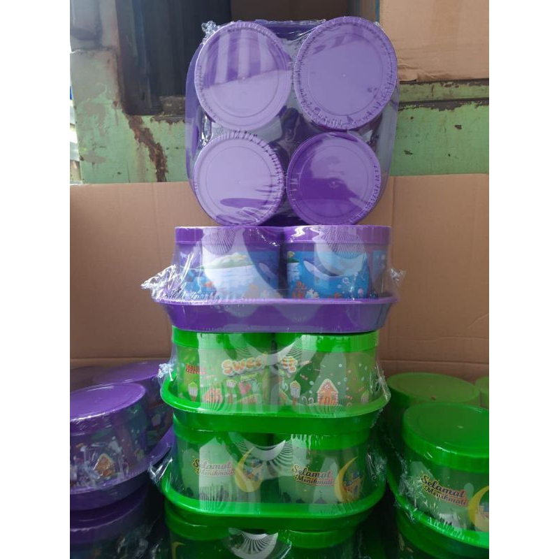 [4 toples+nampan] set toples fourset