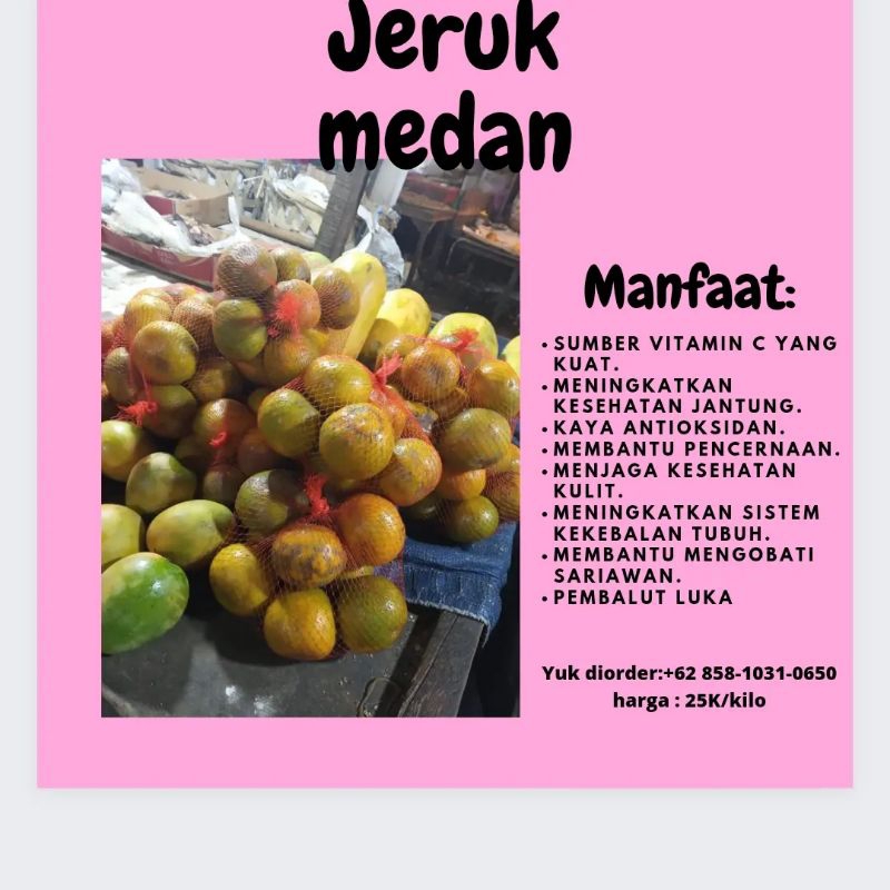 

Jeruk Medan Manis dan Super