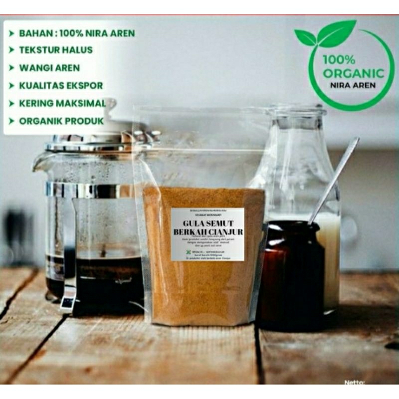 

1000GRM / 1 KG GULA AREN BUBUK ORGANIK GULA SEMUT PALM SUGAR GRADE A+ EXPORT QUALITY