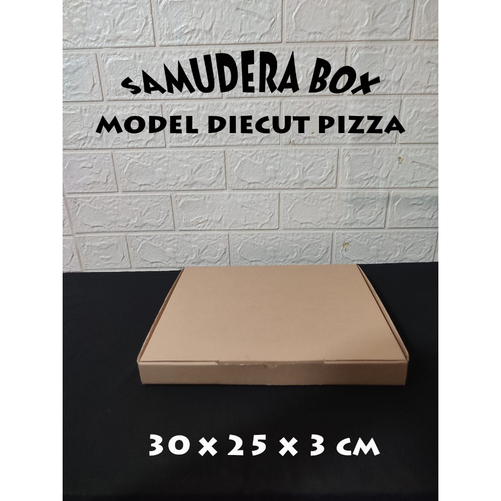 

kardus karton uk 30x25x3 cm model diecut pizza untuk souvenir