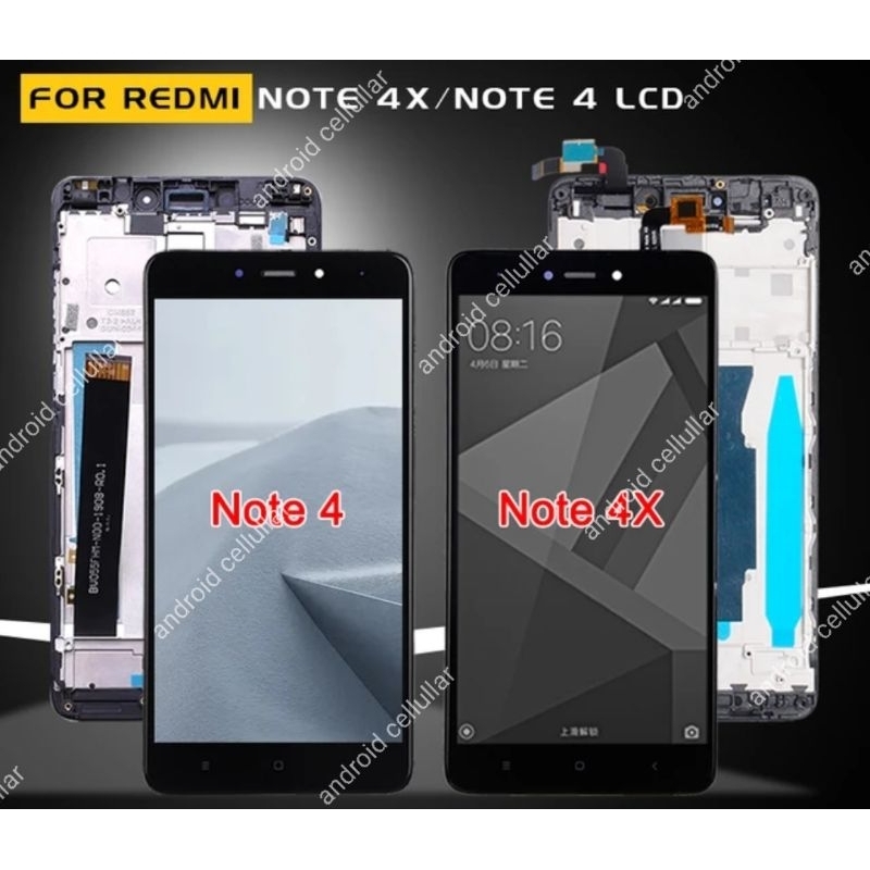 LCD XIAOMI NOTE 4 / NOTE 4X SNAPDRAGON MEDIATEK