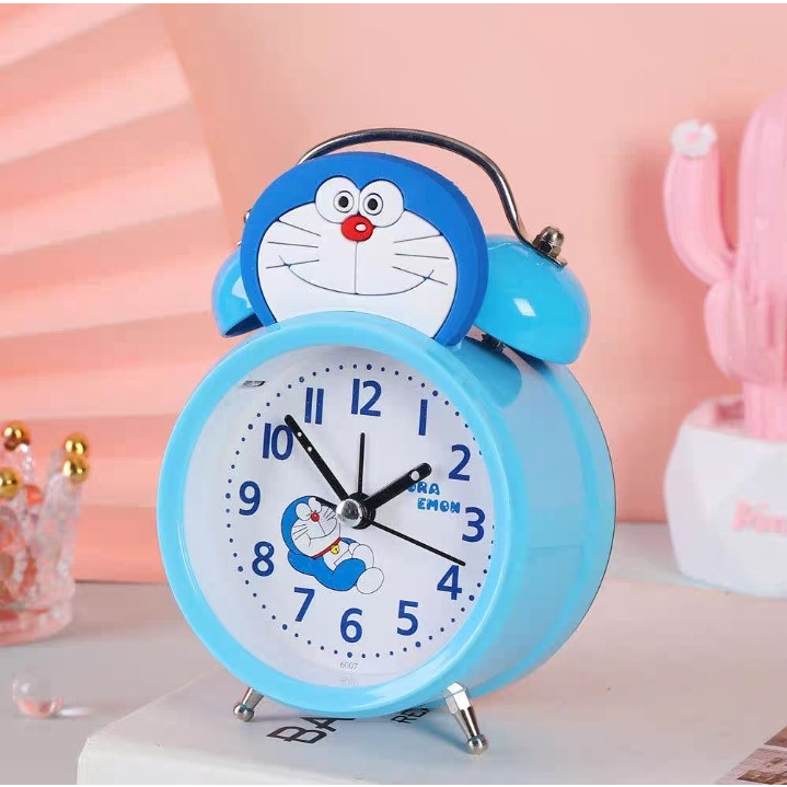 Jam Weker Karet Timbul Doraemon - Jam Beker Karakter Kartun
