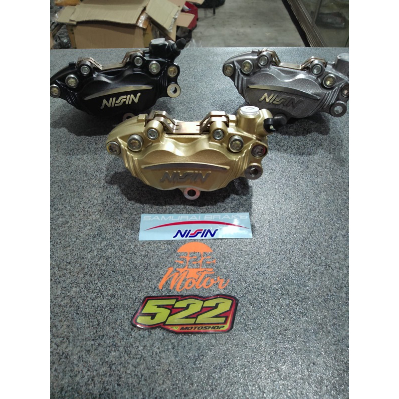 KALIPER NISSIN SAMURAI 4 PISTON KANAN