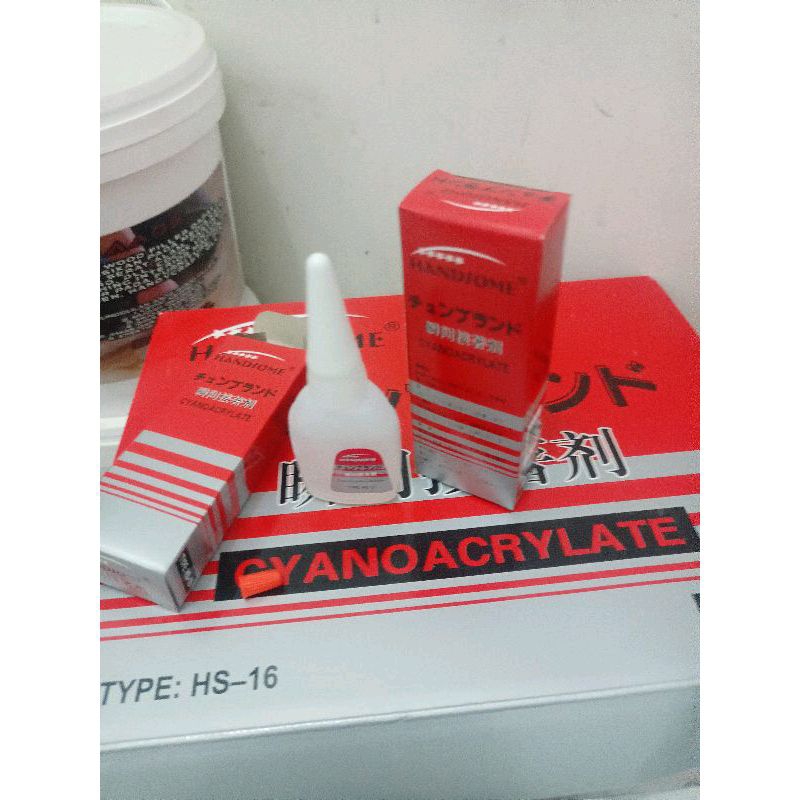 

HANDSOME SH-16 MERAH GLUE LEM TETES LEM KOREA