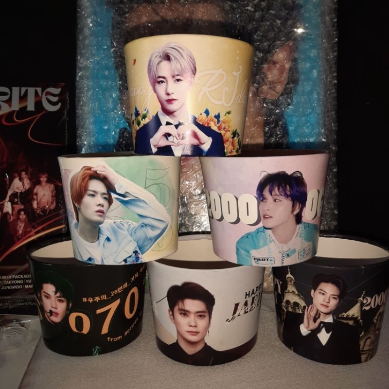 Birthday Cupholder Sleeve / Cup holder NCT 127 NCT Dream / Taeyong Yuta Jaehyun Renjun Haechan Jeno